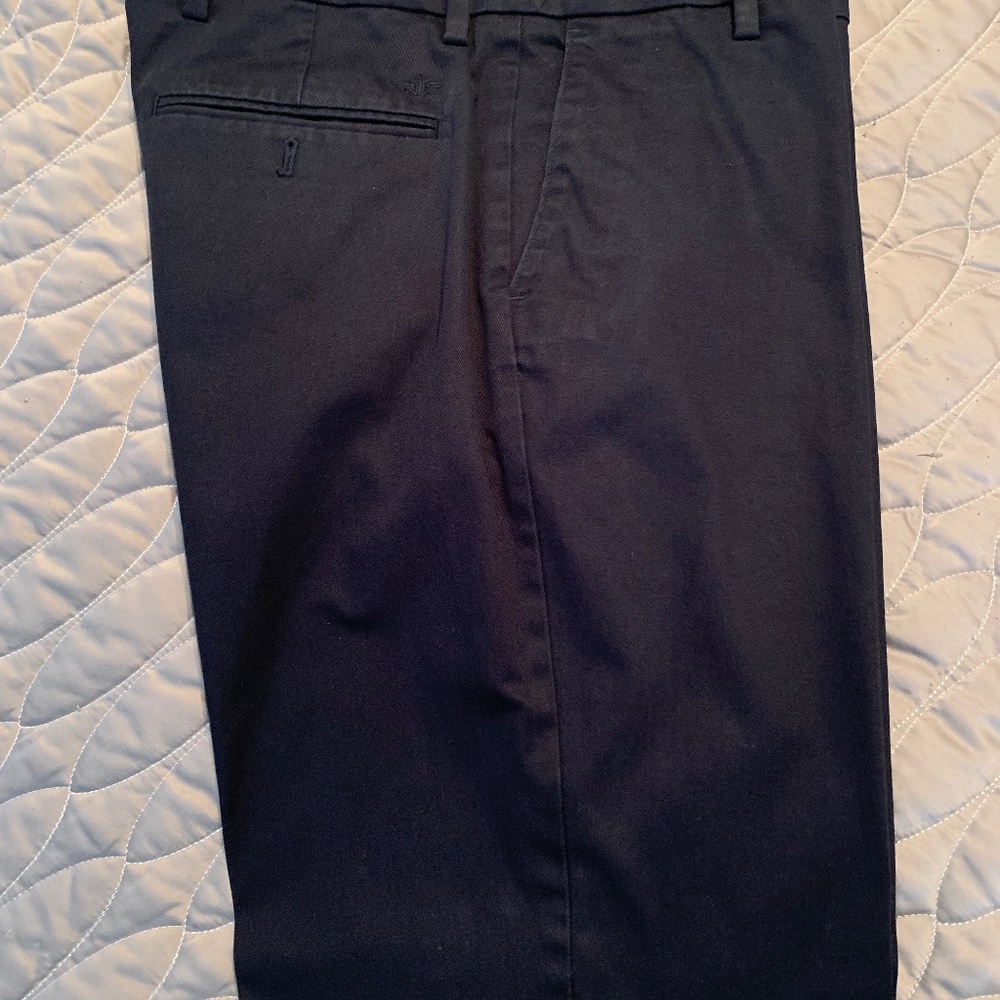 Dockers, Waist 36, Length 30, Navy, 98% Cotton, 2% Elastane, Flex Comfort.